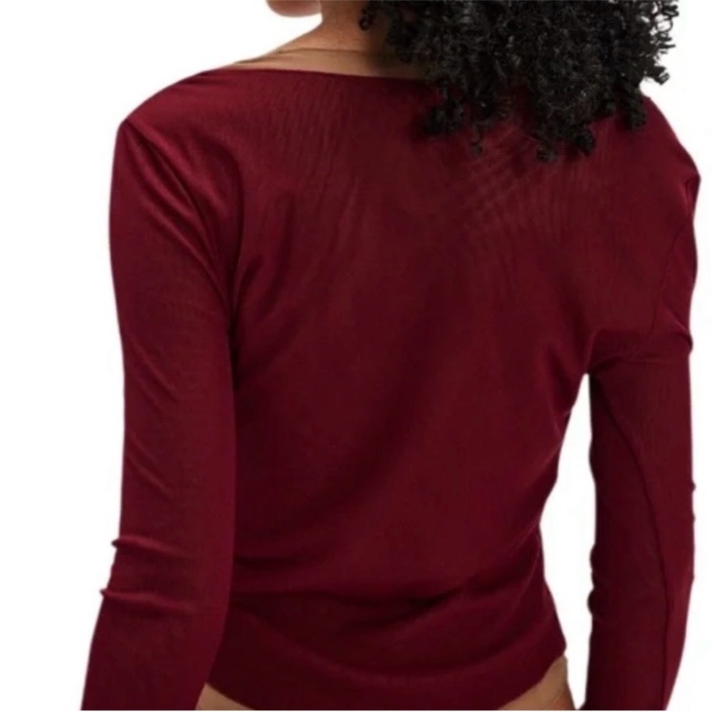 7085. Free People Double Take Long Sleeve - Picture 2 of 3